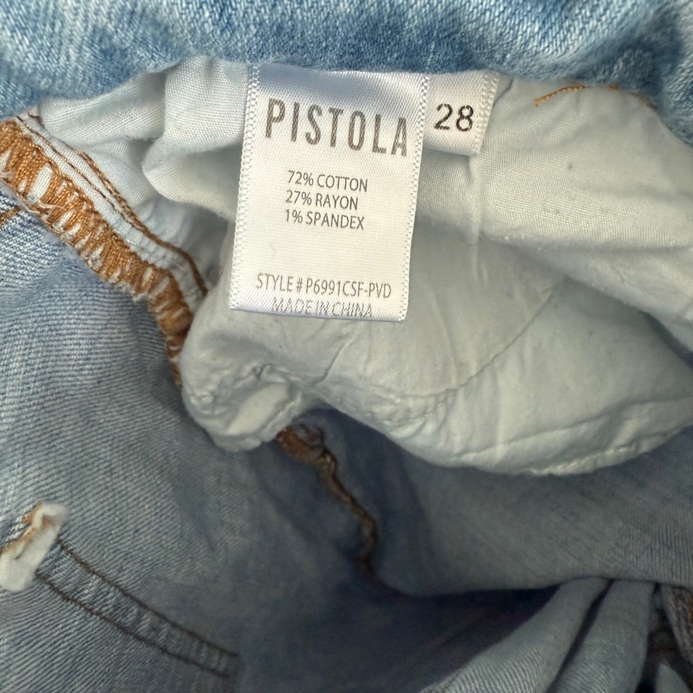 Pistola Monroe Crop High Rise Cigarette jeans - Picture 6 of 7